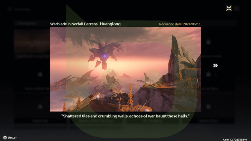 Warblade in Norfall Barrens Viewpoint Location 1 - Wuthering Waves