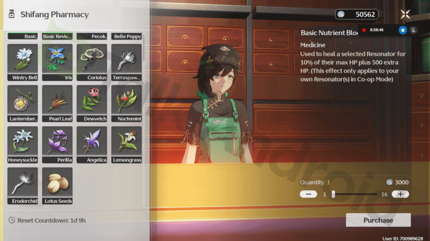 Copyrighted image 2 of Shifang's Pharmacy in Wuthering Waves.