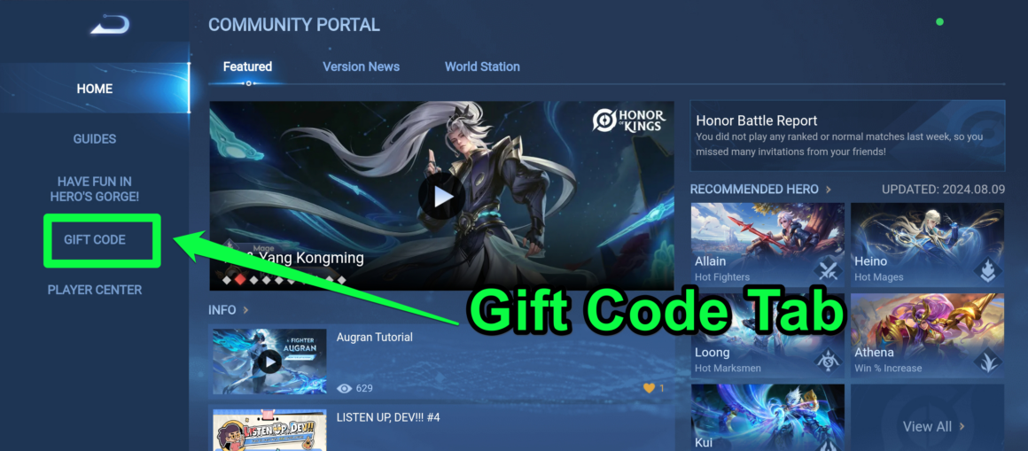 Honor of Kings Free Redeem Codes July 2026