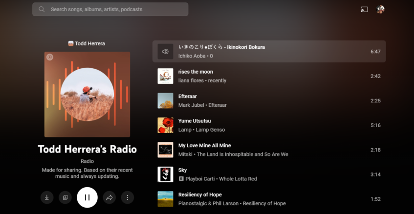 You Can Now Share Your Personal Radio On YouTube Music 4