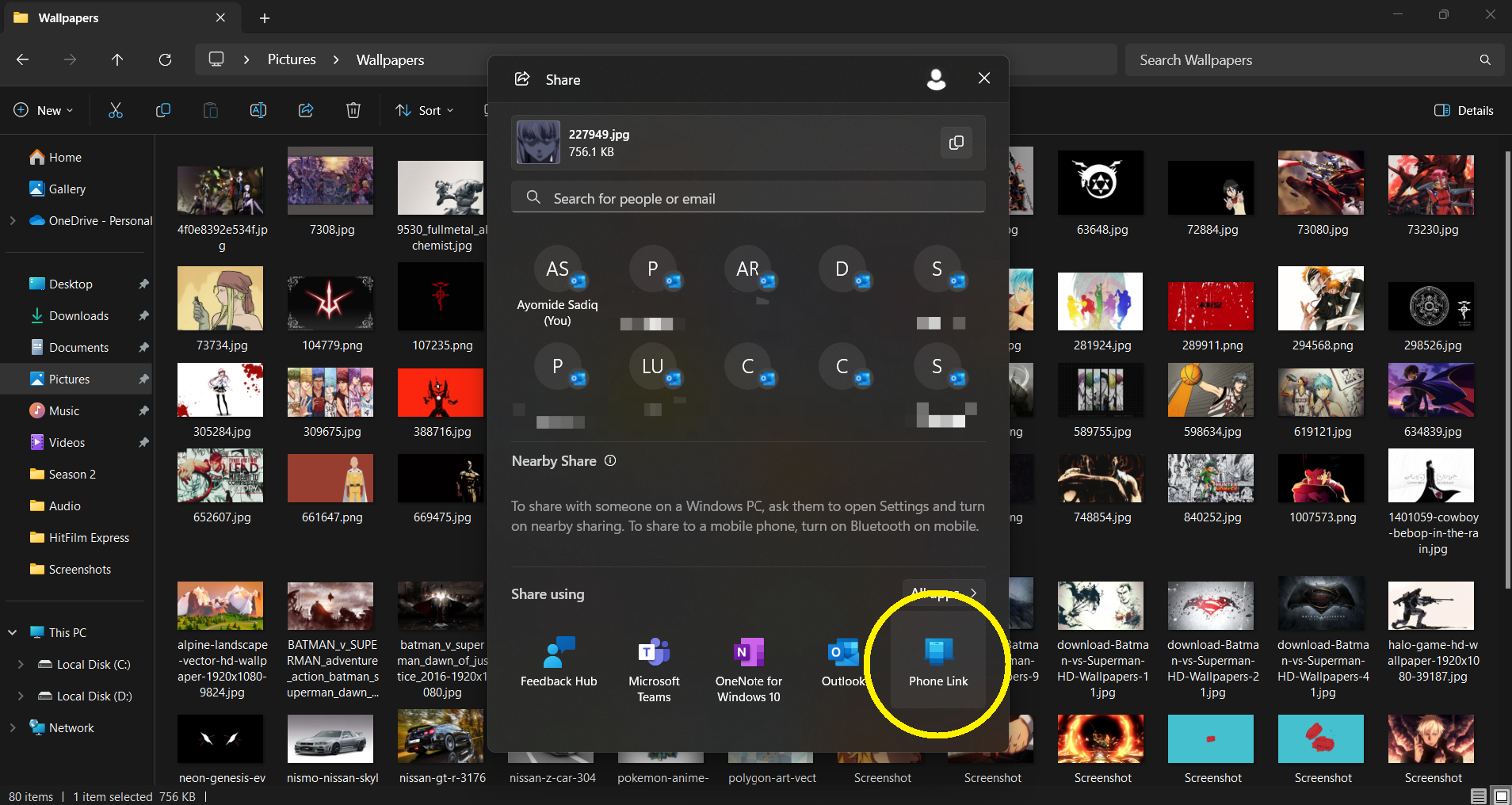 A New Link To Windows Feature Gives Android Its Own AirDrop 7