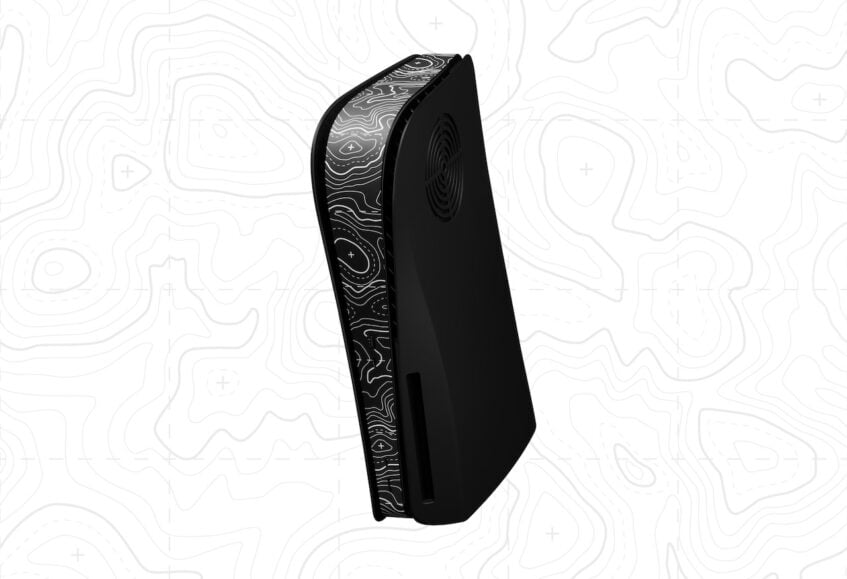 Dbrand Area 51 Classified Black on PS5