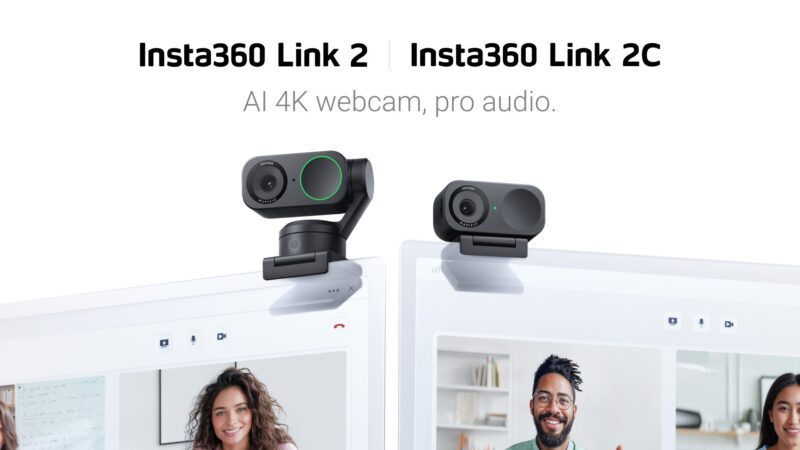 Insta360 Launches The Link 2 And Link 2C 4K Webcams With AI Magic 3