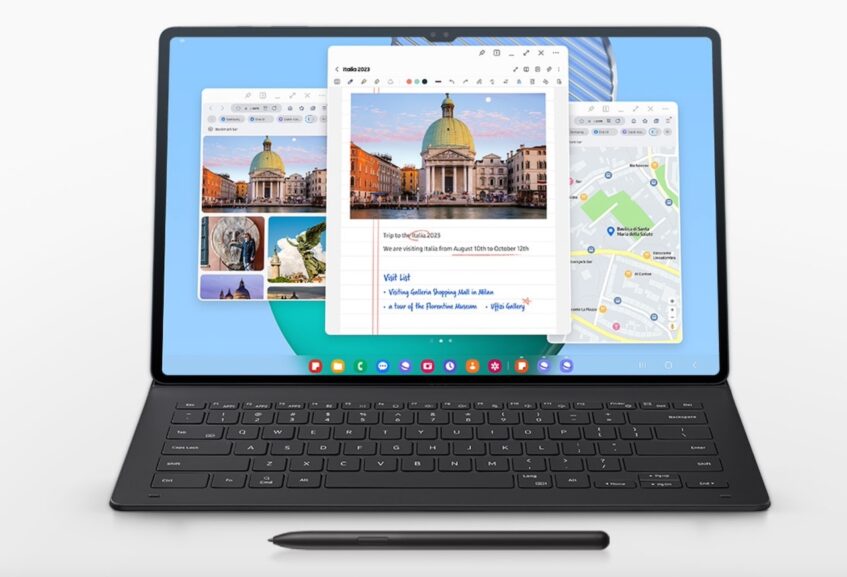 One UI on Samsung Galaxy tablet render