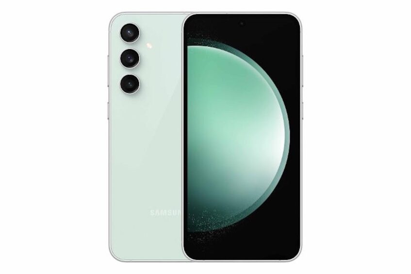 Samsung Galaxy s23 FE in Mint color