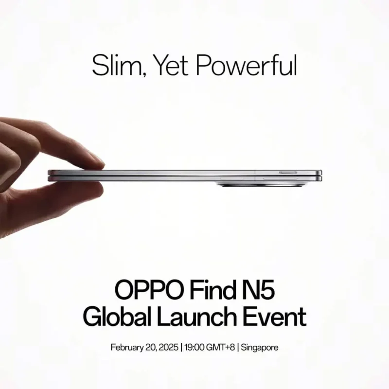 Oppo Find N5 Global Launch on Feb 20th; Plenty of Images Surface 4