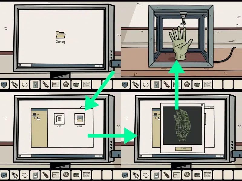 USB, access card, hand