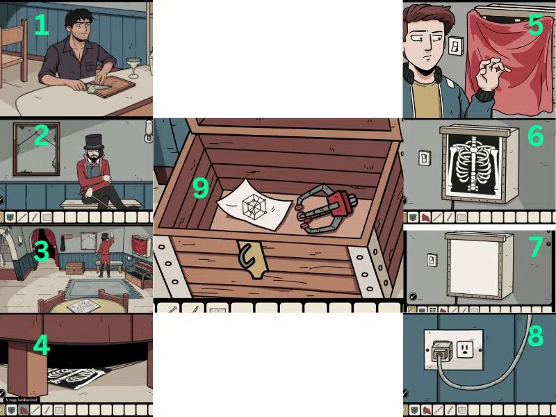 Lemon. knife, painting