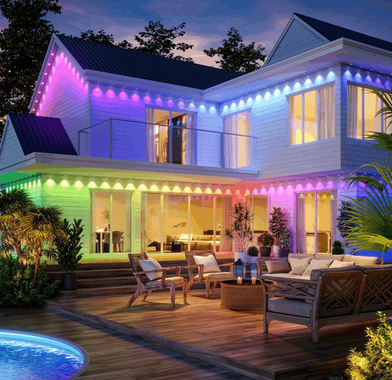 Save $280 on Govee's 200ft Outdoor RGBIC Lights for Smart Outdoor Decor 4