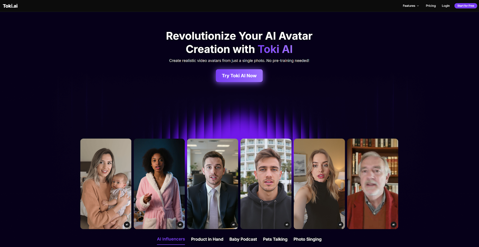 Toki AI: Create Your Personal AI Avatar Online for Free 4