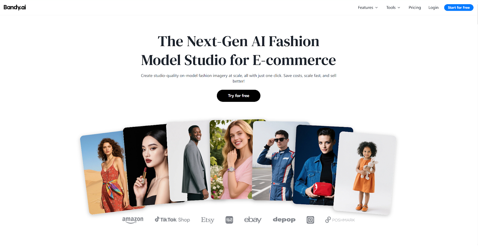Bandy AI Fashion Model: Create On-Model Product Images for Free 4