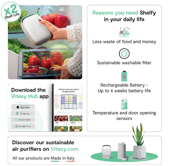 Cut Food Waste: Shelfy Fridge Purifier Half Price in Amazon Prime Deal 7