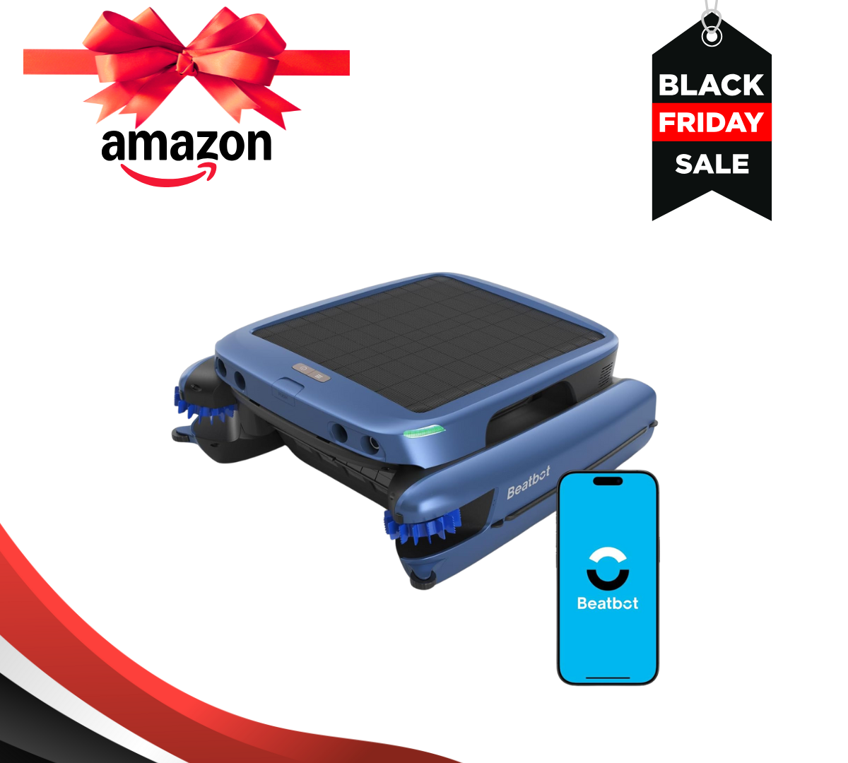 BeatBot iSkim Ultra surrounded by Amazon Black Friday design