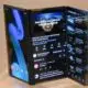 Expanded Galaxy Z TriFold mounted on stand