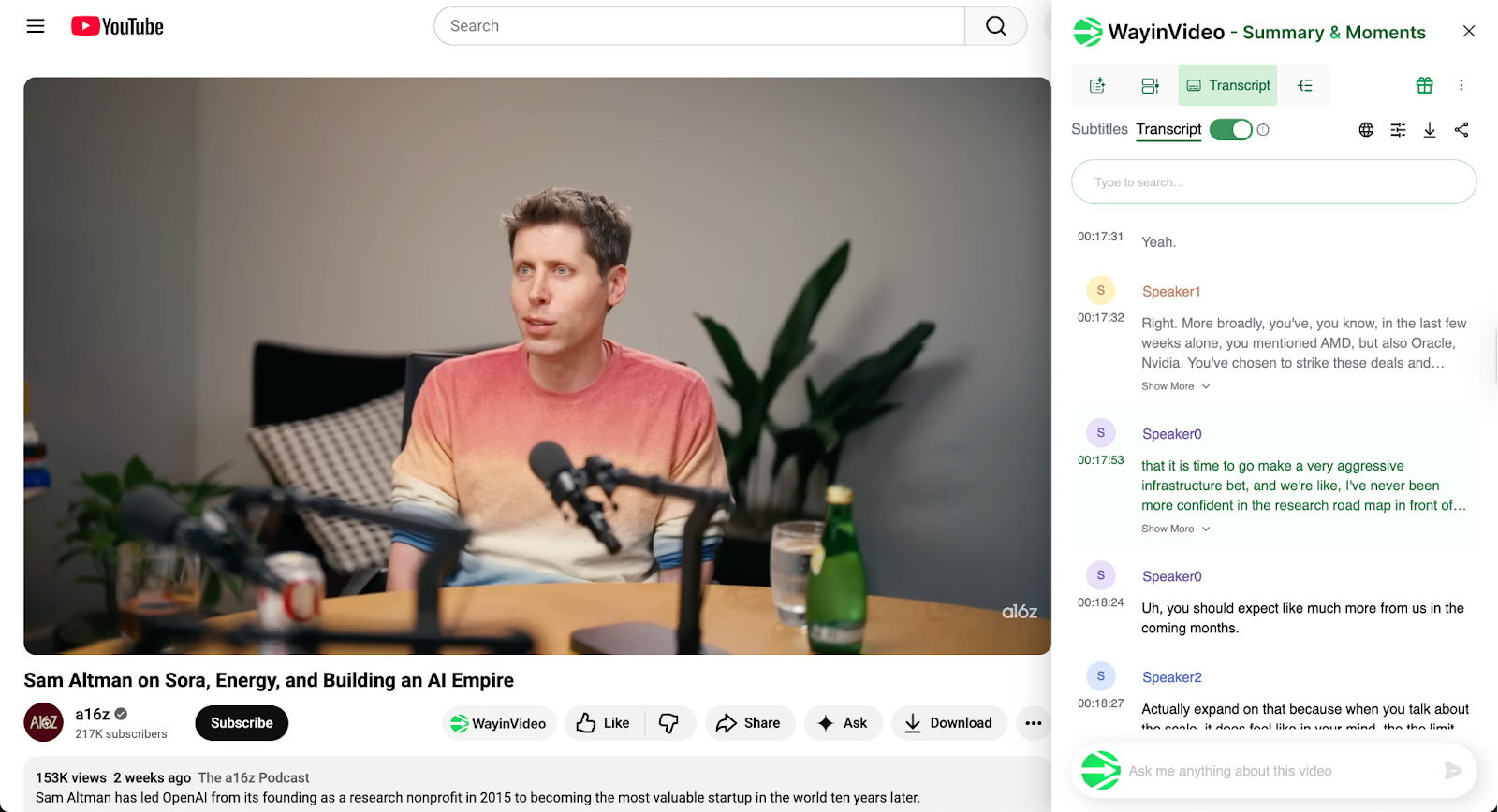 Wayin AI: The Best Video Summarizer Chrome Extension 8