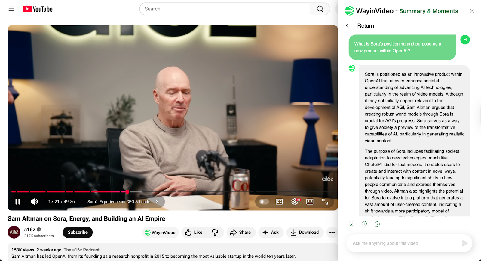 Wayin AI: The Best Video Summarizer Chrome Extension 7