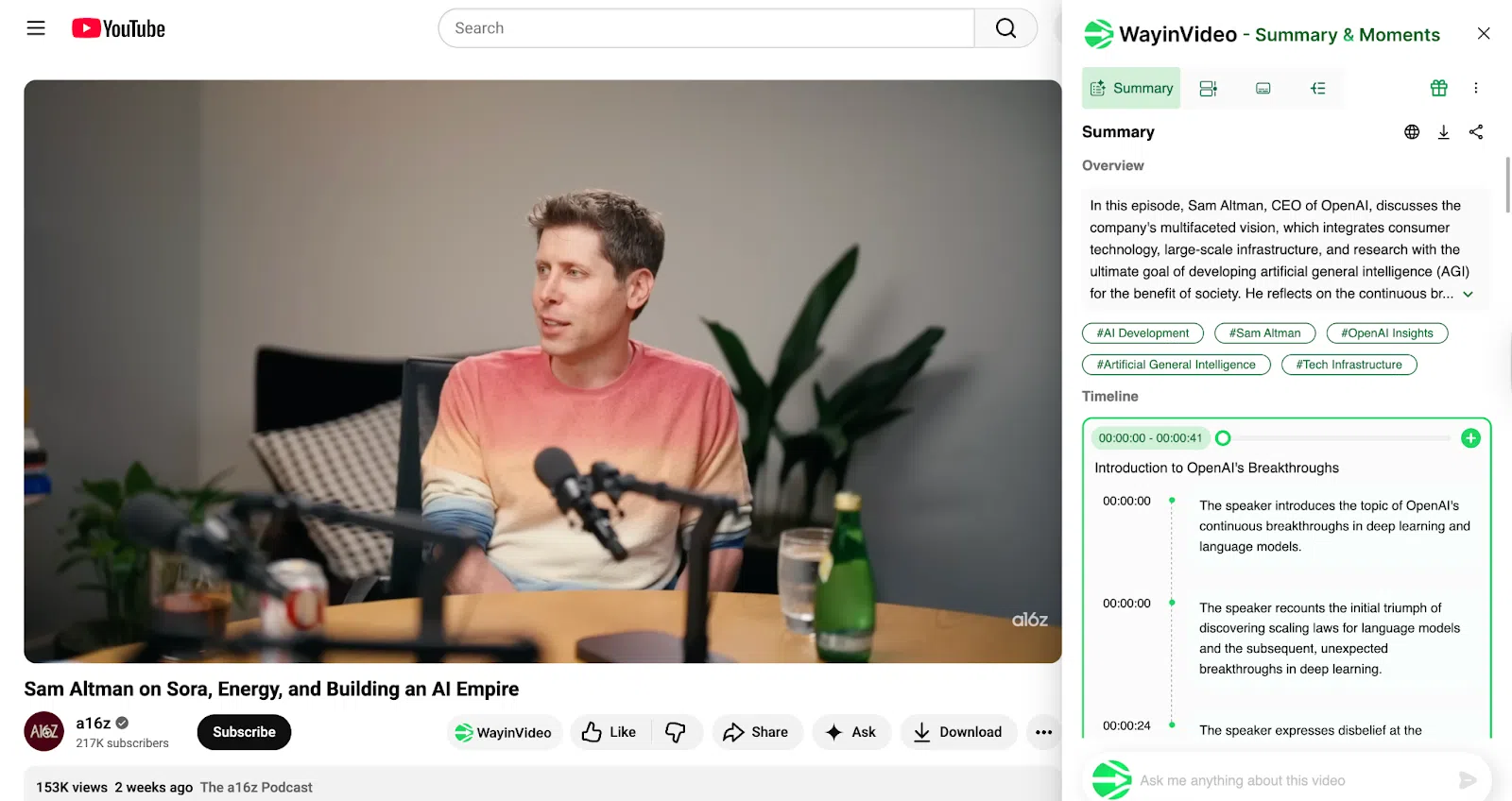Wayin AI: The Best Video Summarizer Chrome Extension 6