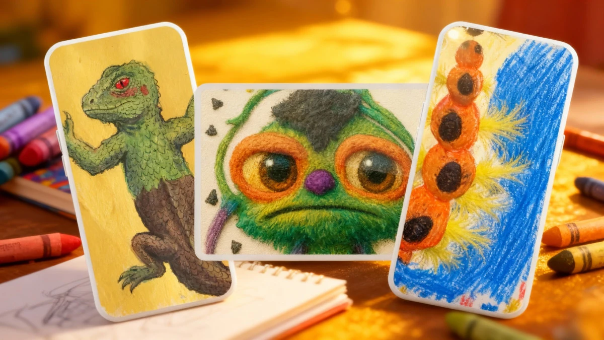 我如何将孩子的图画变成神奇的故事——只需一键点击 - Talk Android