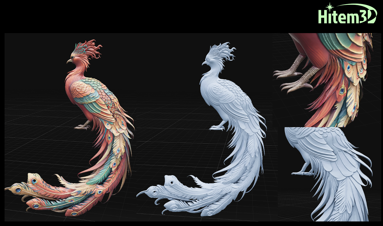 Hitem3D 2.0 targets manufacturing workflows with integrated texture generation and PBR-ready output 5