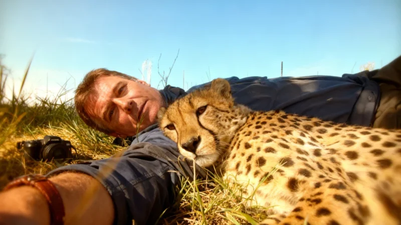 "I woke up and saw a cheetah sleeping against me": The extraordinary encounter that stunned a wildlife photographer 3