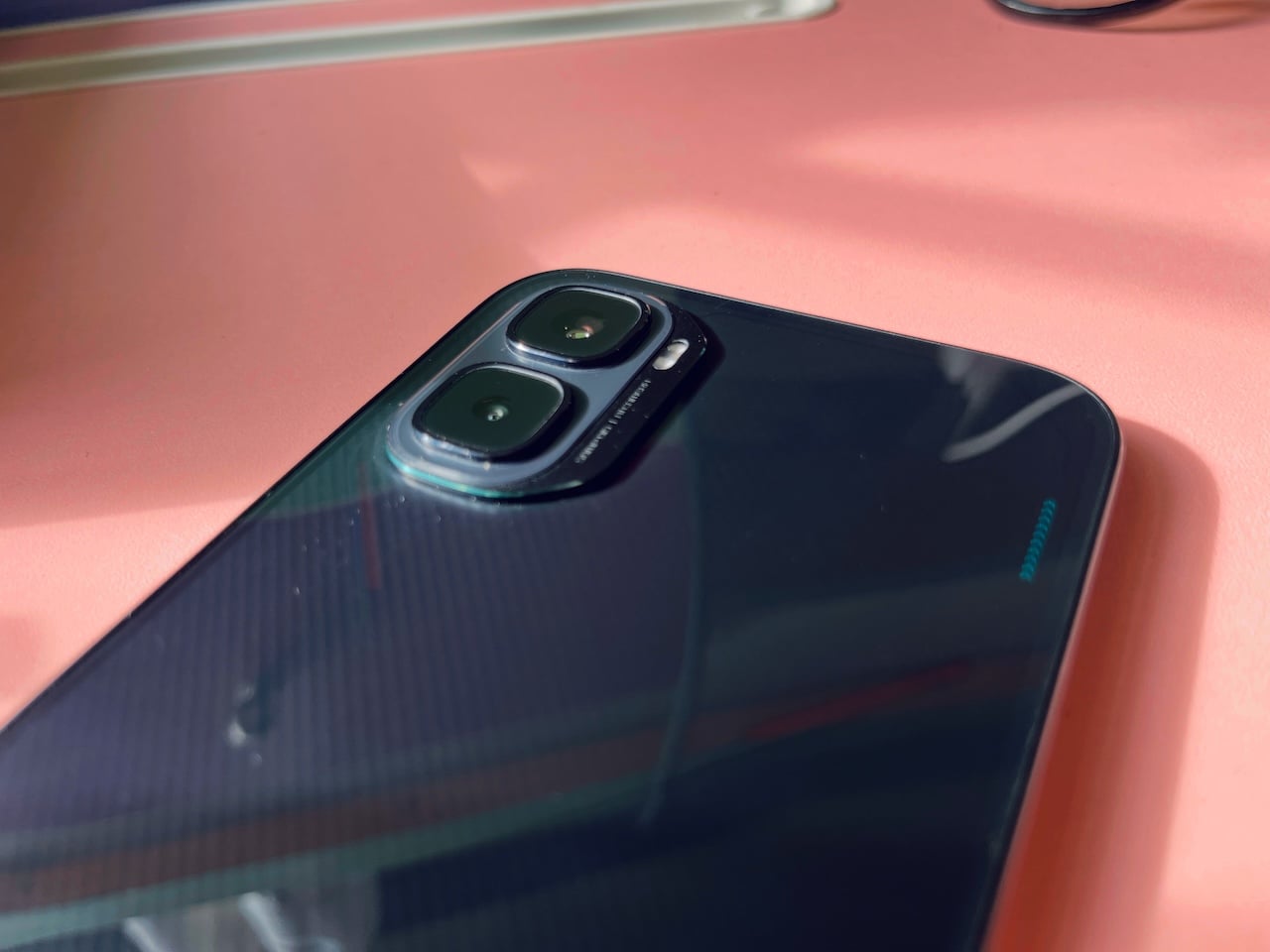 Closeup shot of Infinix GT 50 Pro camera