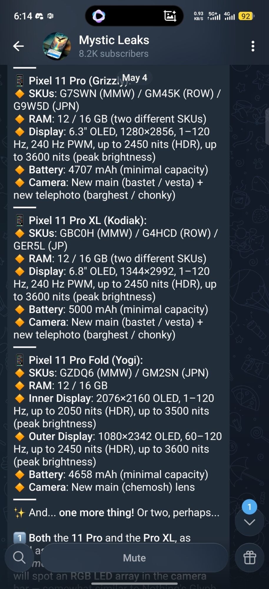 Leak Pixel 11 Series Reveals Googles Biggest Changes 3