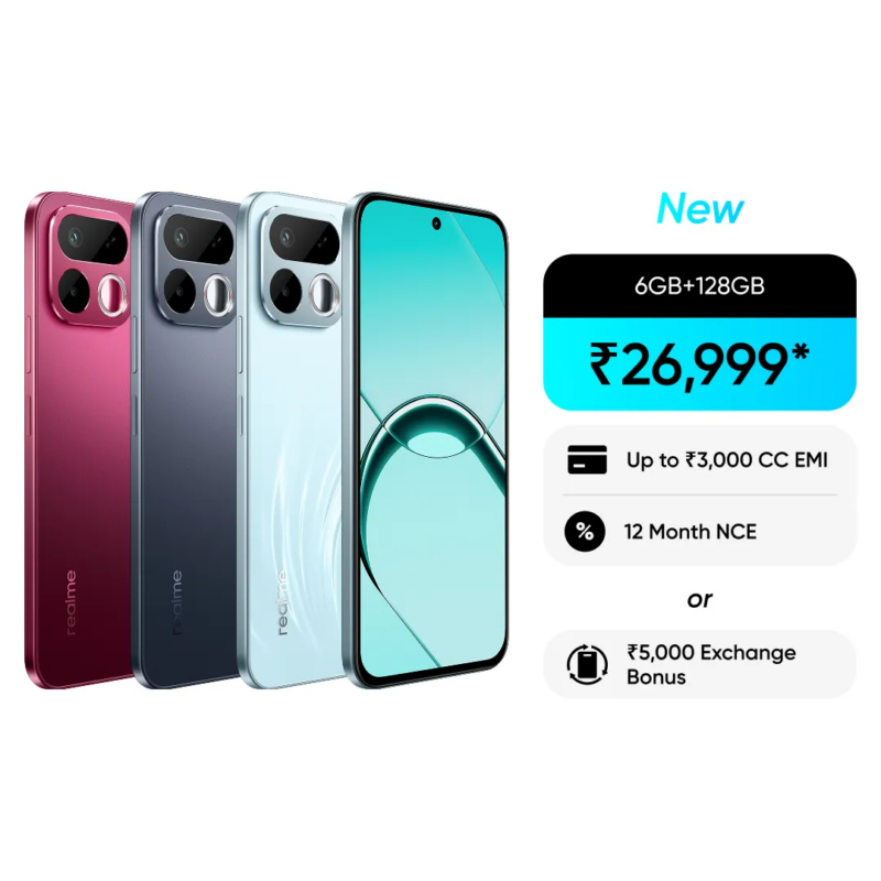Realme 16T Goes Official With 8000mAh Battery And IP69 Pro 3