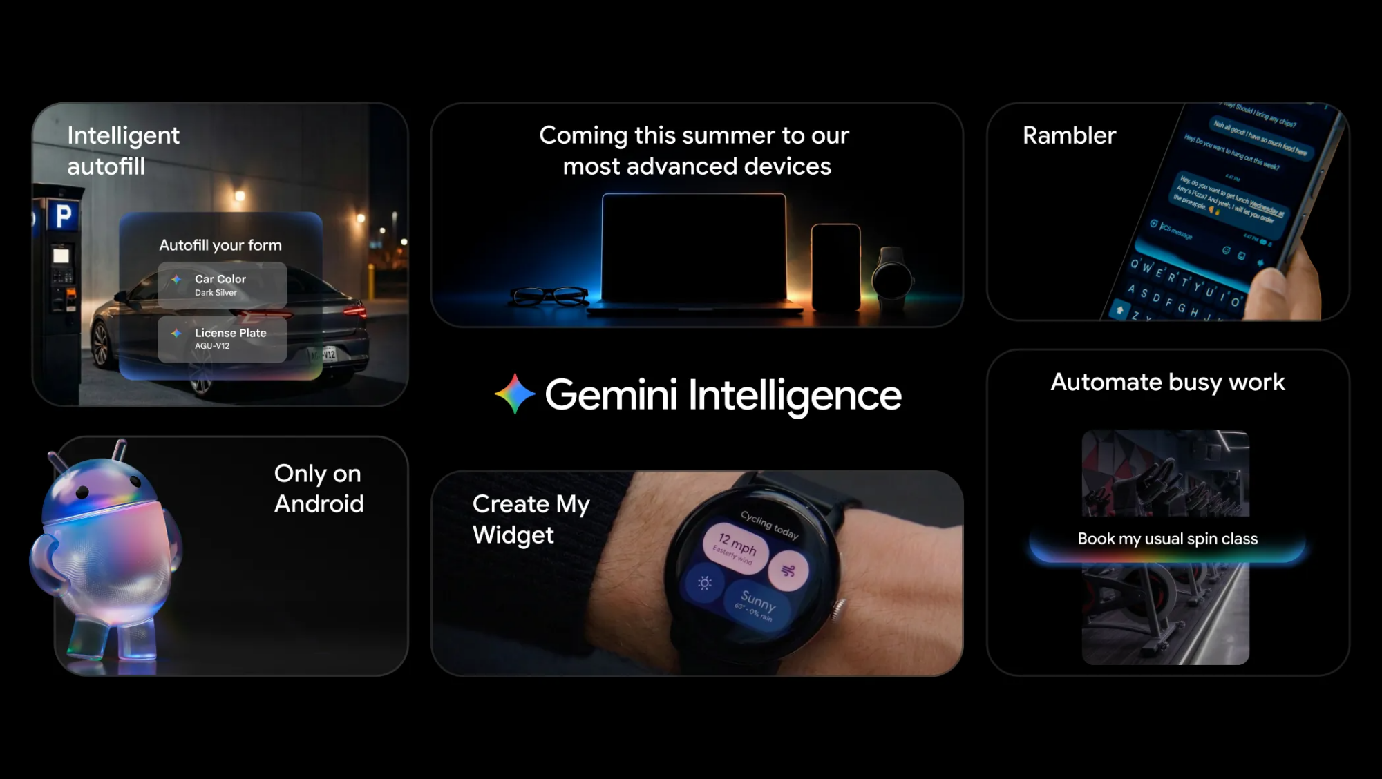Android Gets Gemini Intelligence This Summer, Starting With Pixel and Galaxy 4