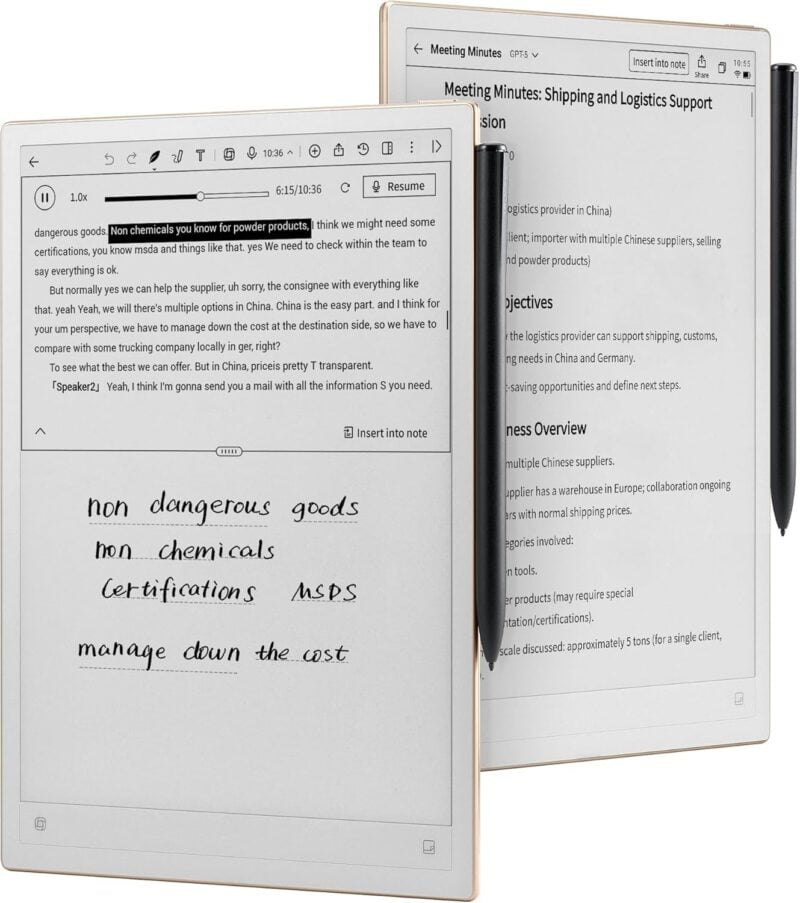 iFLYTEK AINOTE E Ink Tablets Hit 20% Off for Prime Day, From $399 4