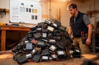 He's Powered His Entire Home for 8 Years Using 650 Scrapped Laptop Batteries—No Failures, No Fire, Just Pure Ingenuity 5