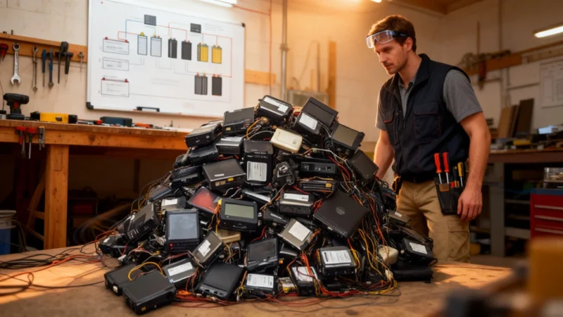 He's Powered His Entire Home for 8 Years Using 650 Scrapped Laptop Batteries—No Failures, No Fire, Just Pure Ingenuity 4