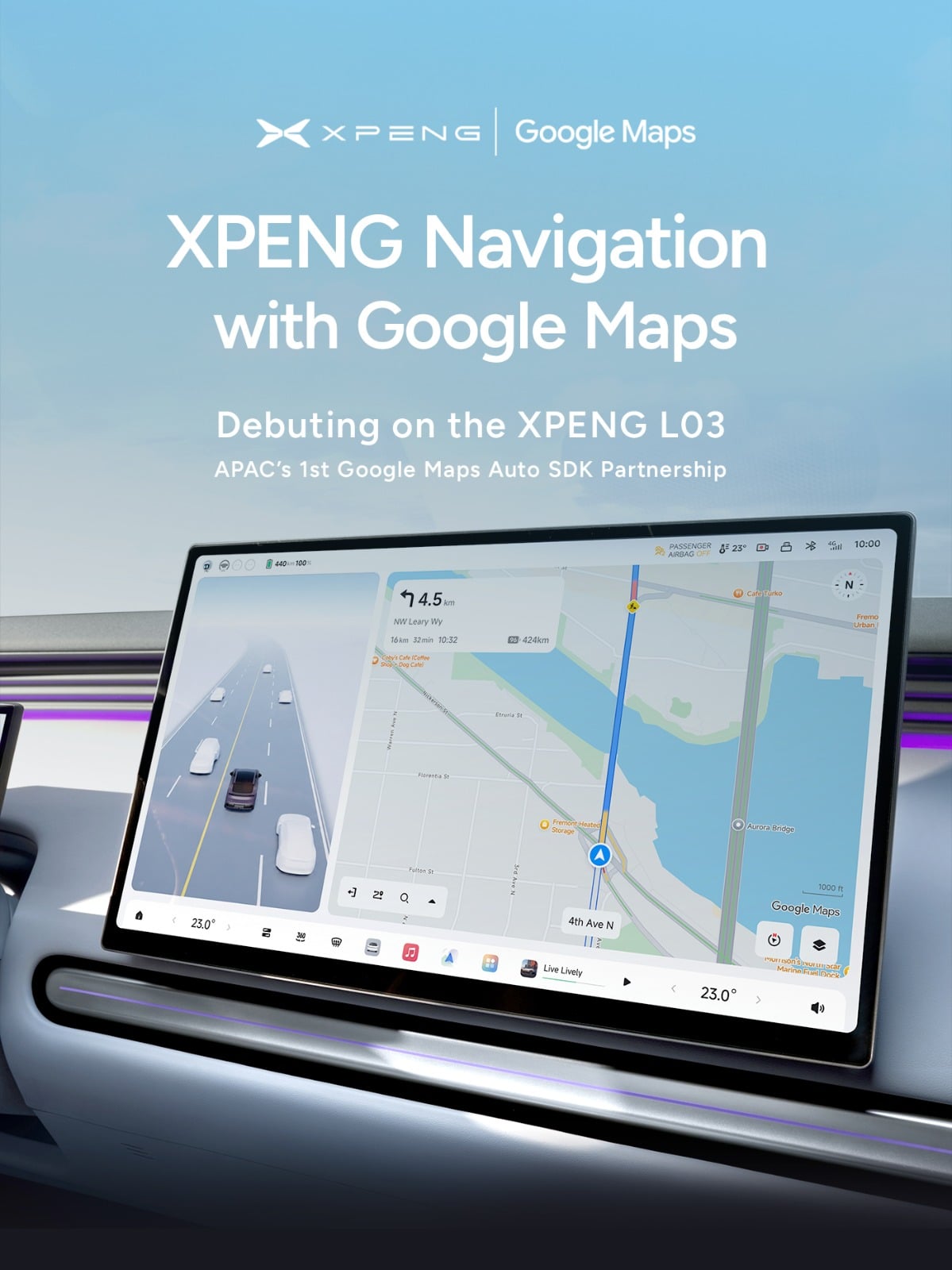 Exclusive: XPENG L03 Launches Globally With Built-In Google Maps Navigation 4
