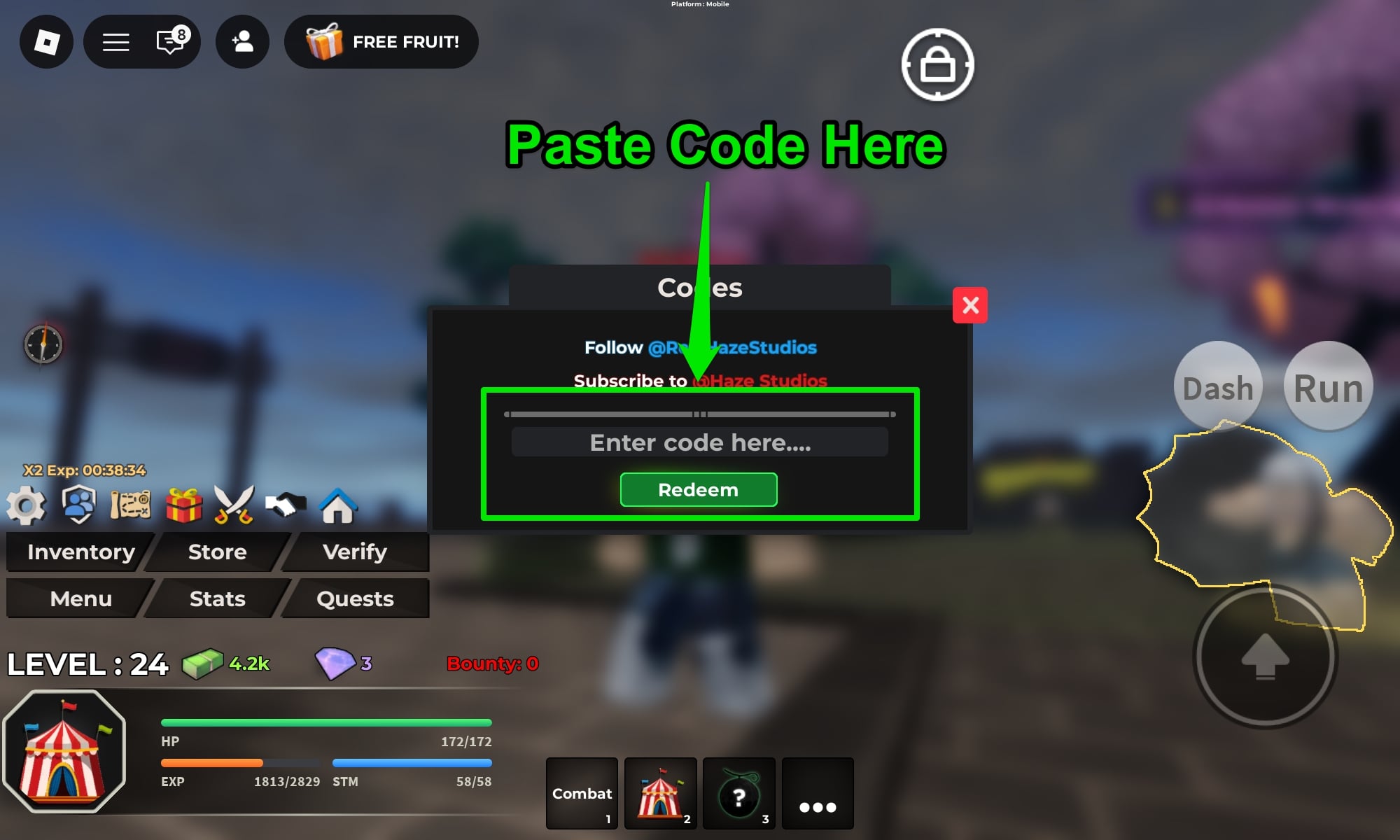 Paste Code