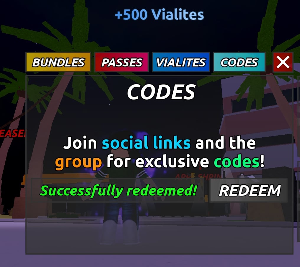 Successfully Redeemed