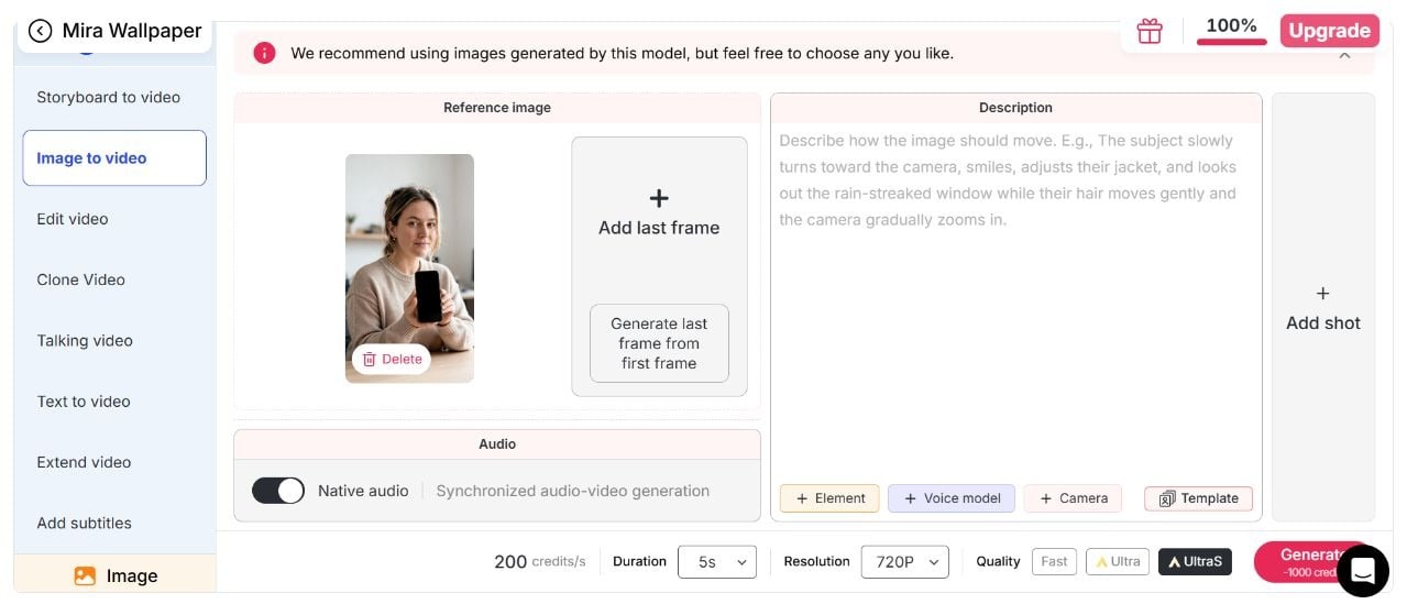 Using the generated image as a reference frame for an image-to-video workflow.
