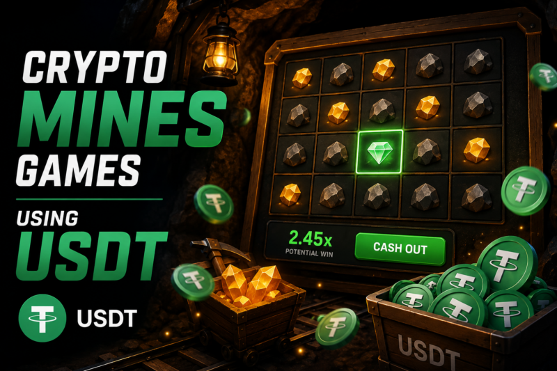 Crypto Mines Games Using USDT 2