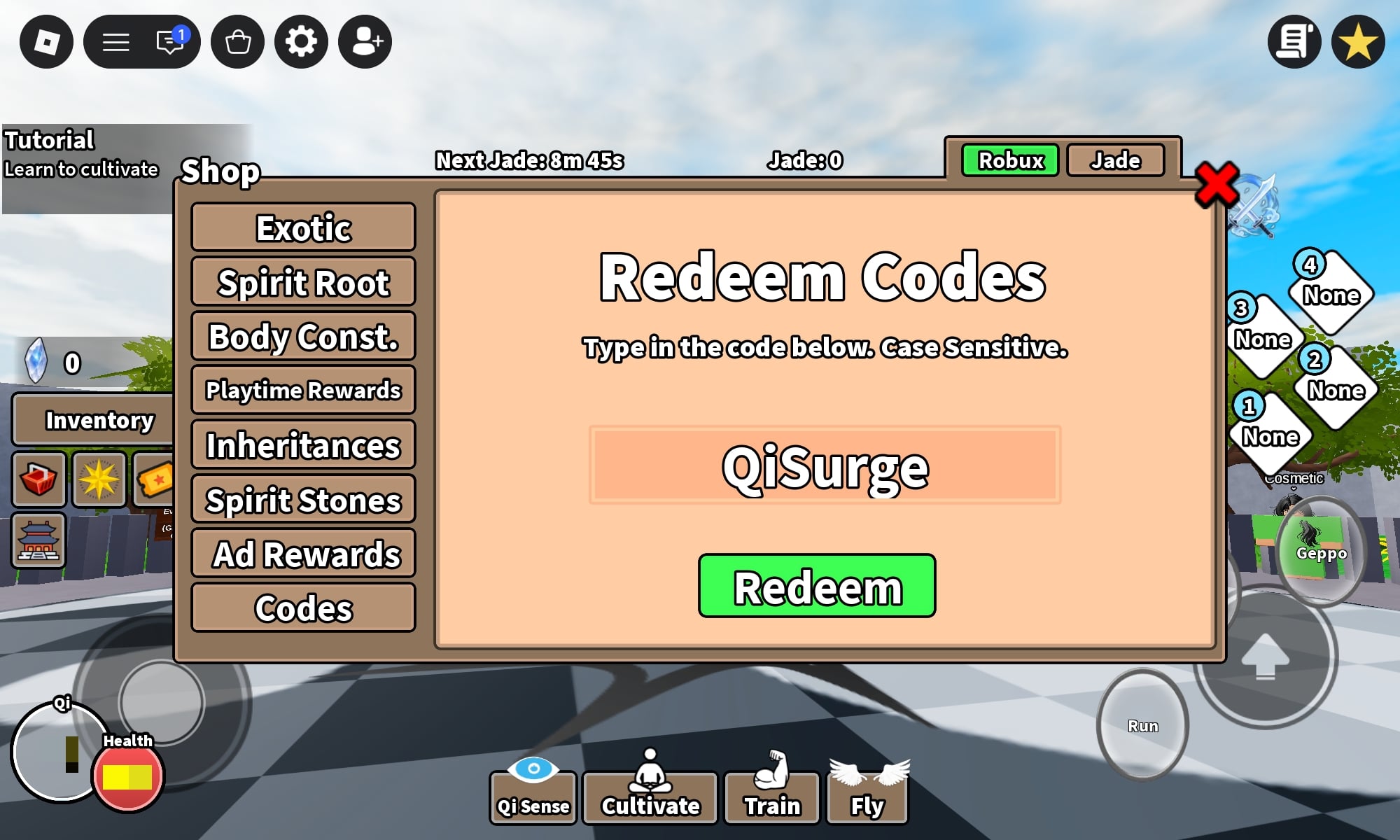 Cultivation Dao Online Codes Image