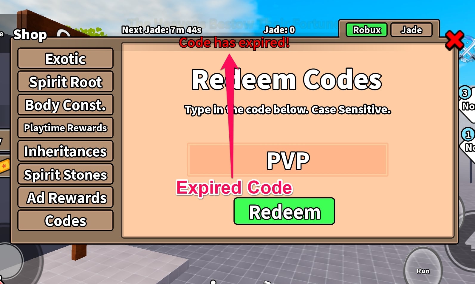 Expired Code