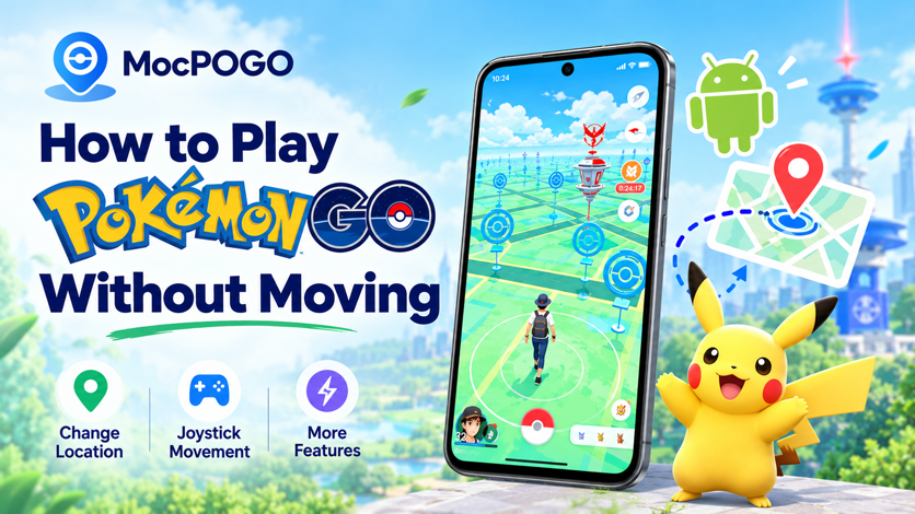 How to Play Pokémon GO Without Moving on Android in 2026 2