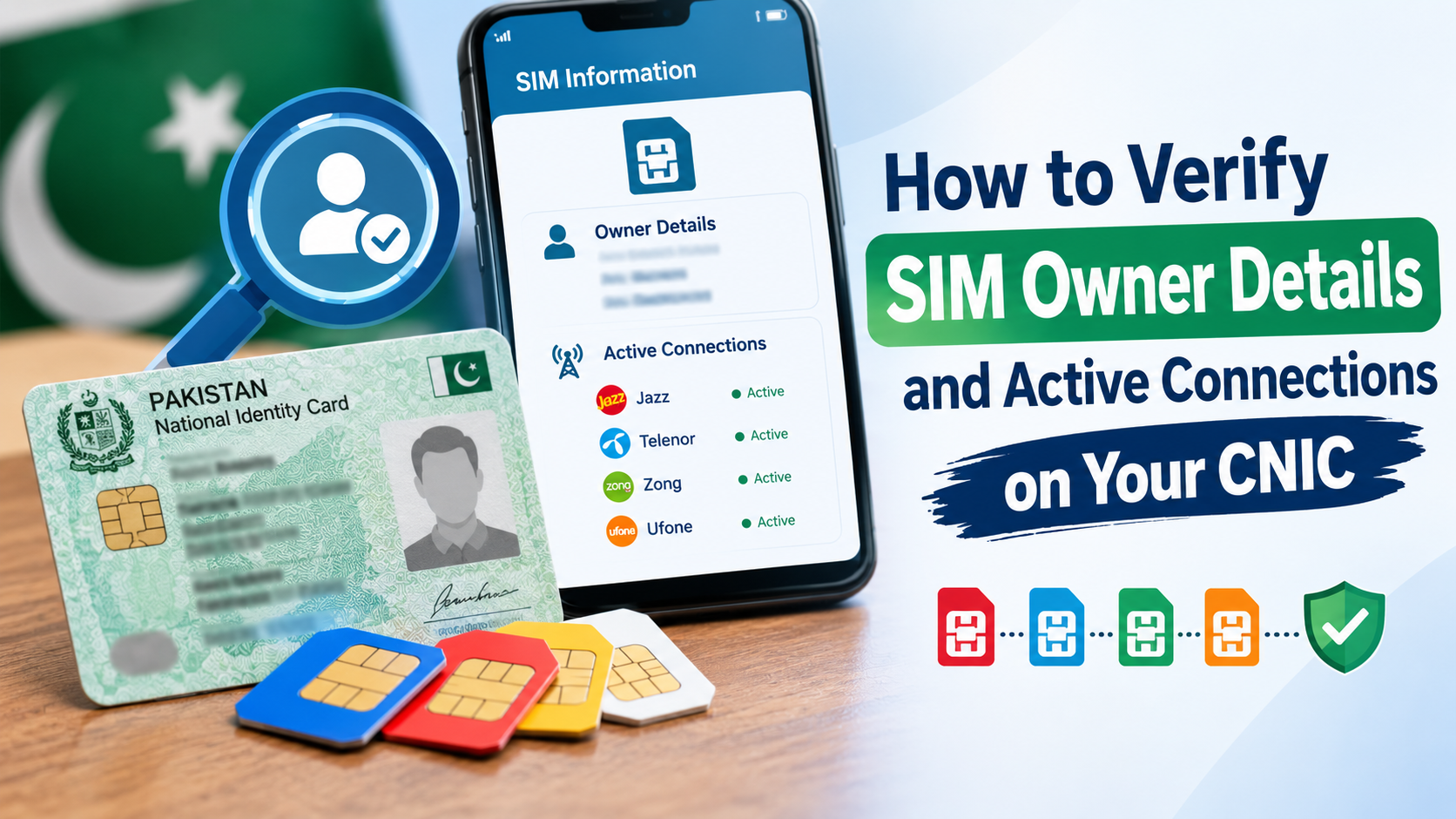 How to Verify SIM Owner Details and Active Connections on Your CNIC 2