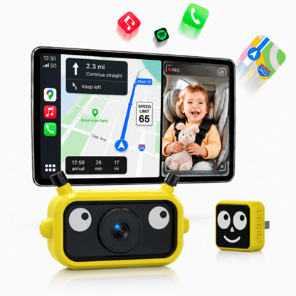 Driving Alone with a Baby? The LAMTTO RC38 Keeps the Back Seat in View 4