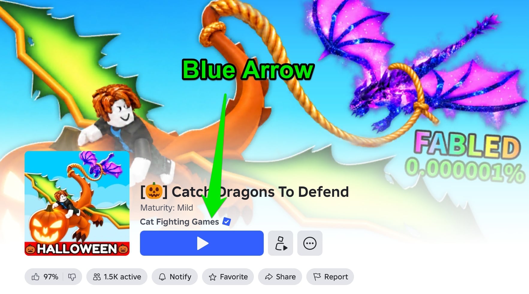 Blue Arrow