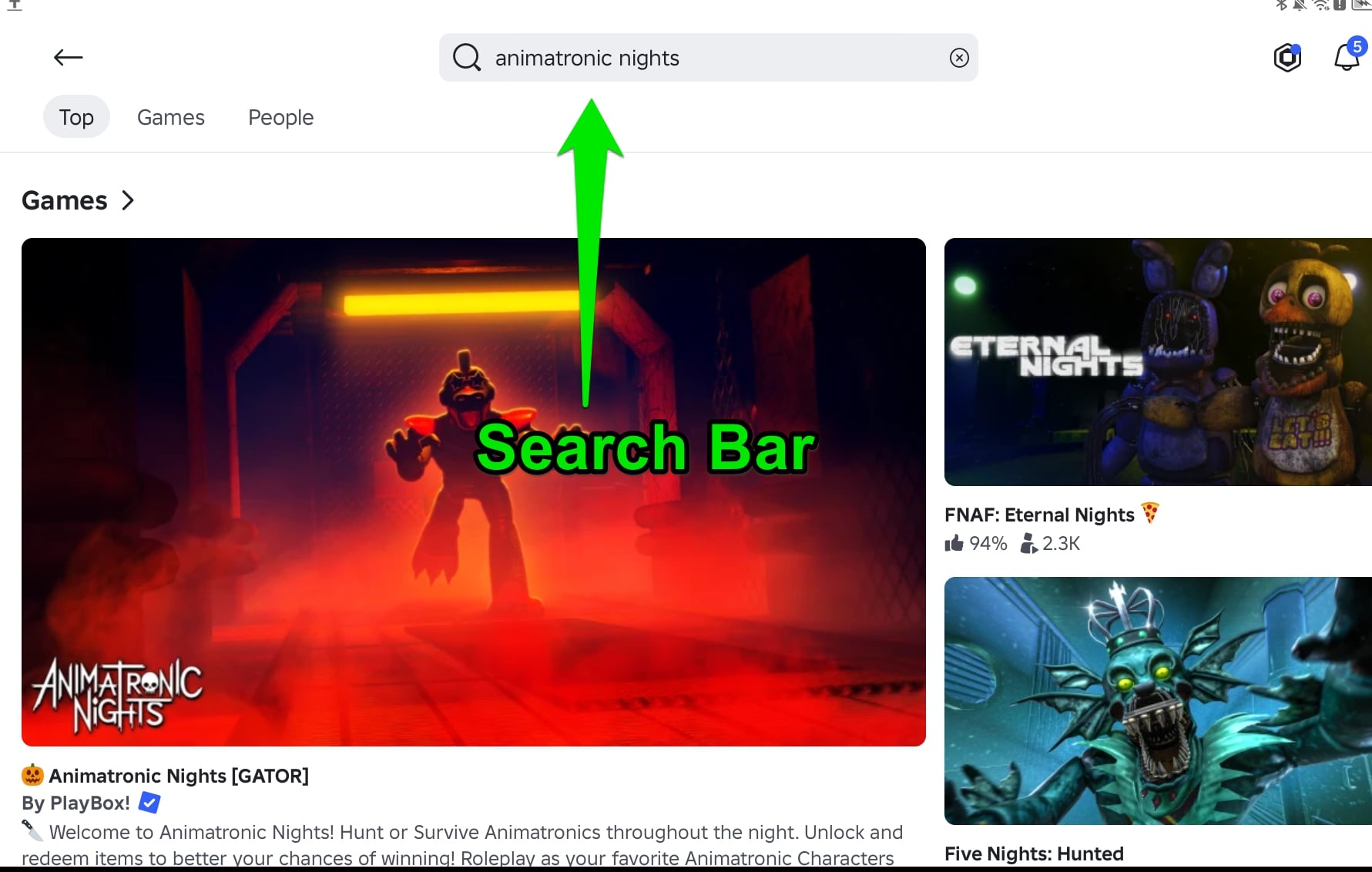 Search Bar