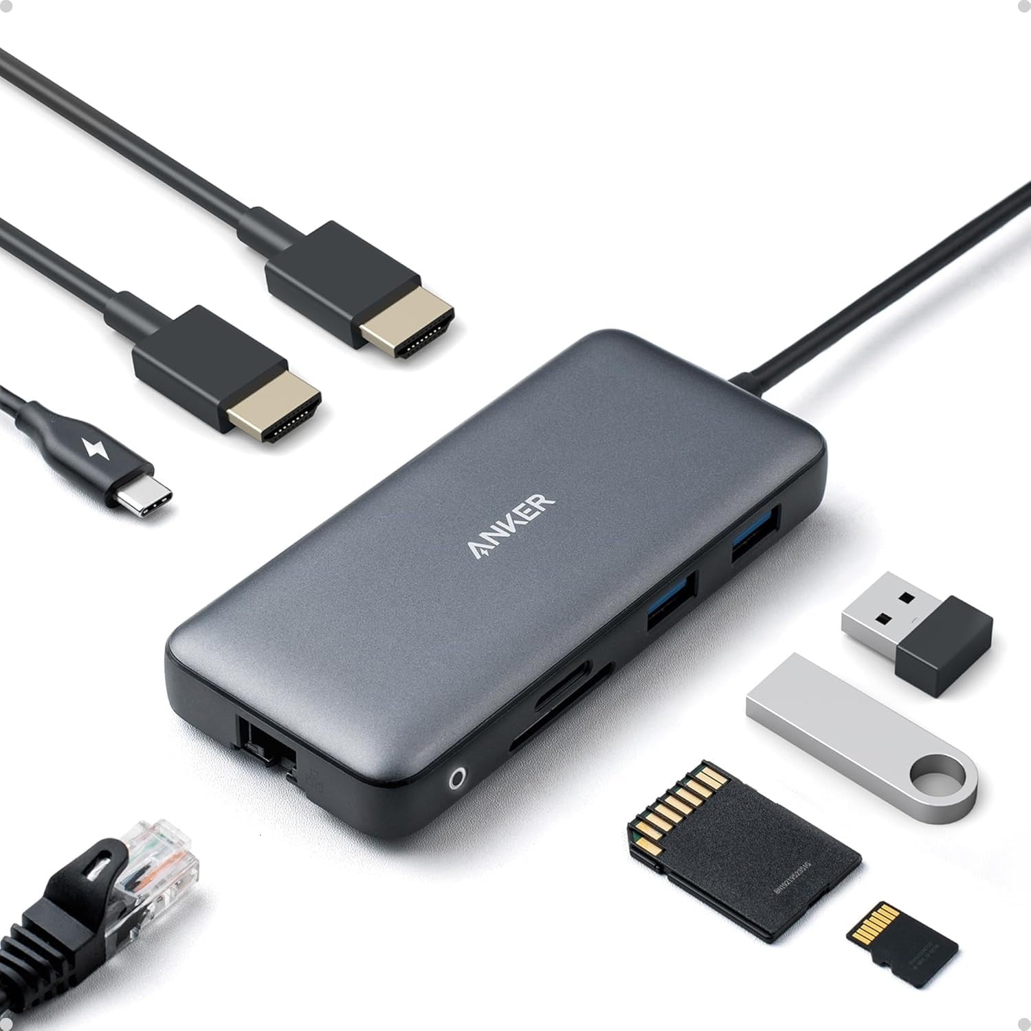 Anker 8-in-1 dual HDMI docking station
