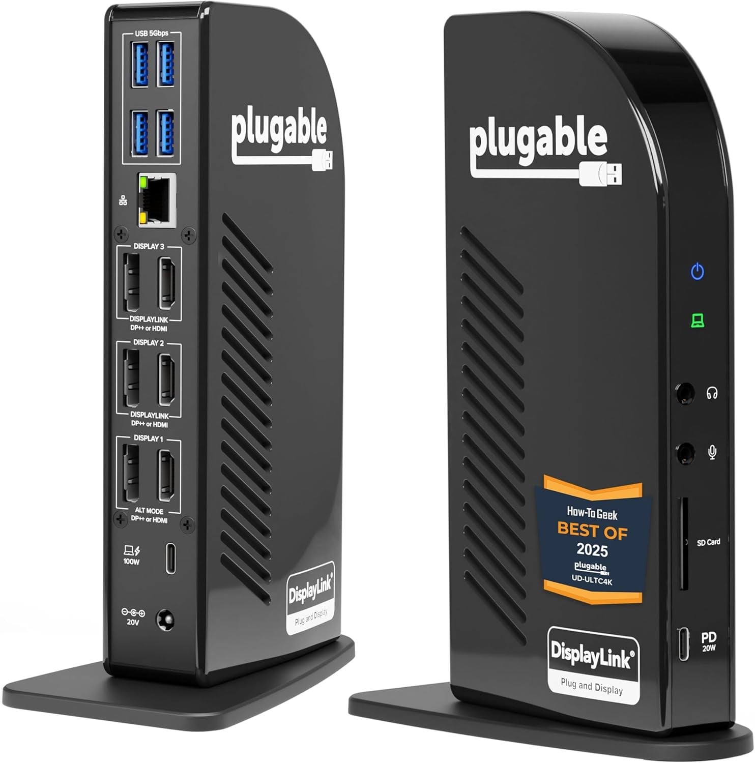 Plugable 13-in-1 triple 4K docking station