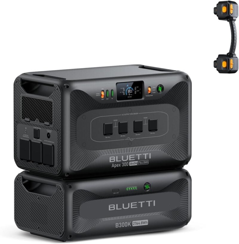 Bluetti Apex 300 with B300K expansion battery