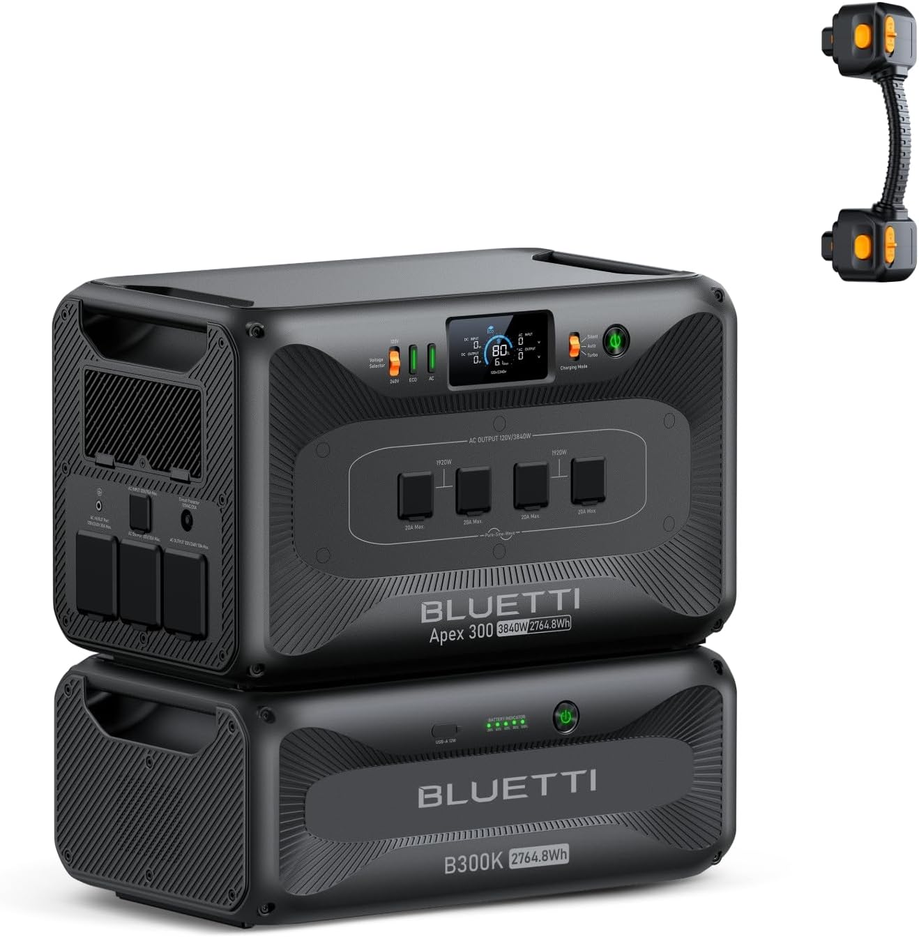 Bluetti Apex 300 with B300K expansion battery