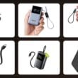 Six 10,000mAh power banks with built-in USB-C cables