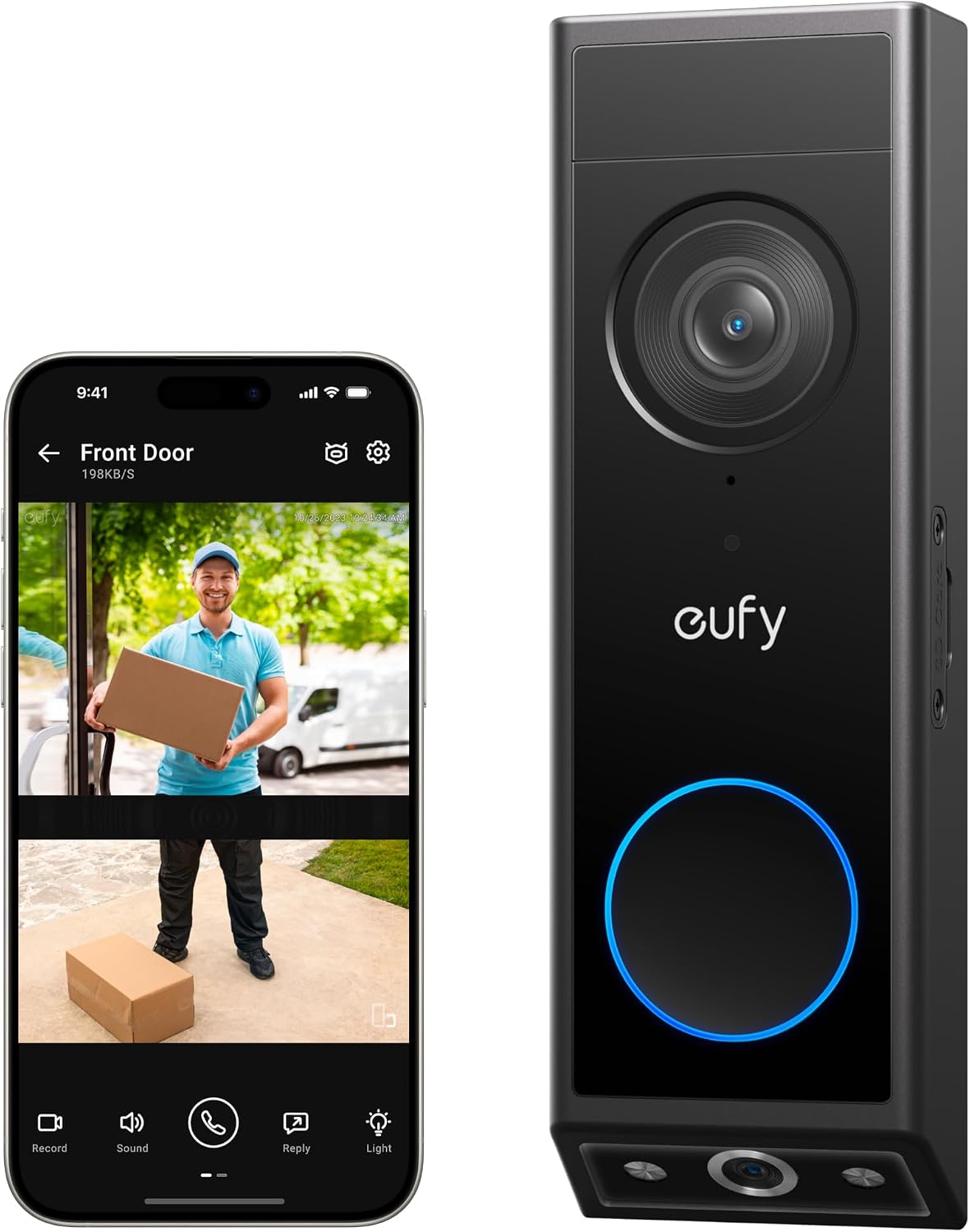 Eufy Video Doorbell E340 with dual cameras