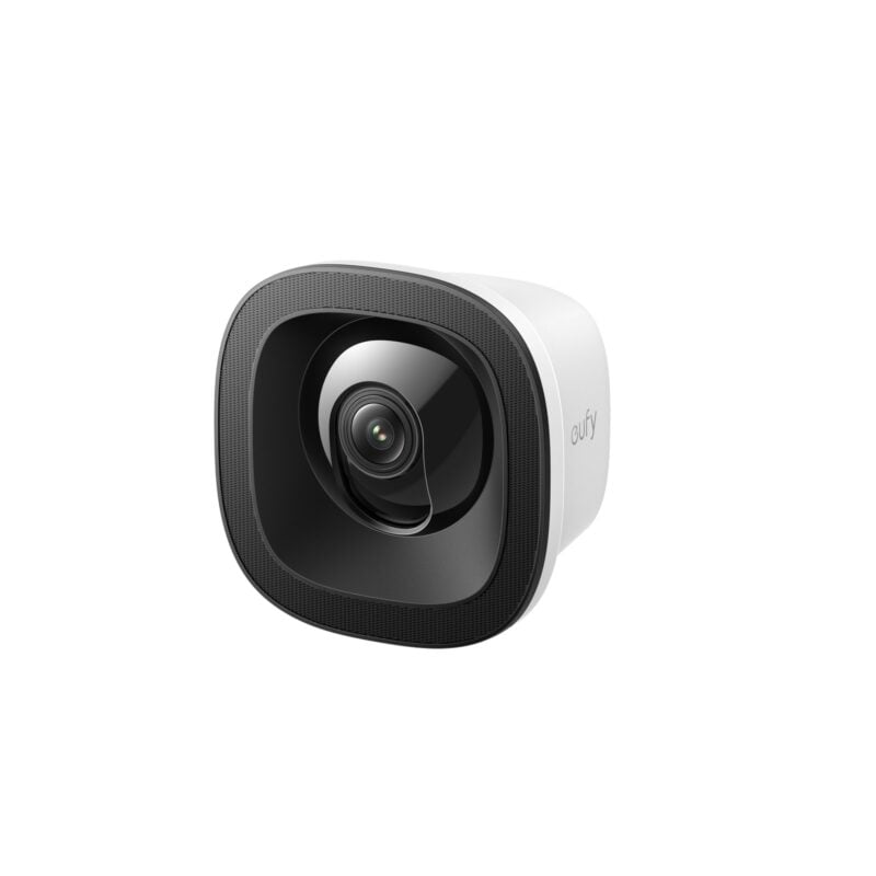 Eufy Window Camera E10 in white with a black front panel